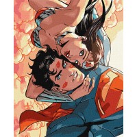 Картини по номерах акрил. "Wonder Woman: Обійми" 40х50см №KHO8713/Ідейка/