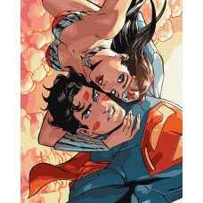 Картини по номерах акрил. "Wonder Woman: Обійми" 40х50см №KHO8713/Ідейка/