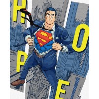 Картини по номерах акрил. "Superman: Hope" 40х50см №KHO8714/Ідейка/