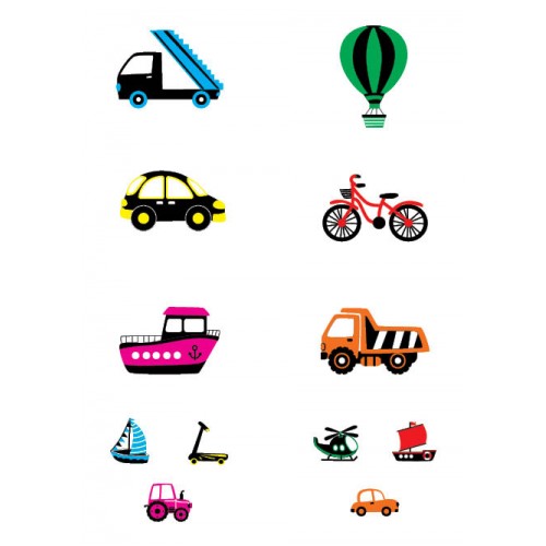 Книжка А5 "Контрастні картинки. Мій перший транспорт" №5204/УЛА/(30)