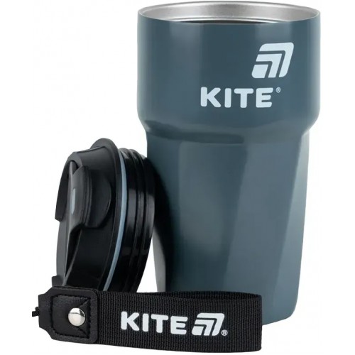 Термочашка метал. 0,45л "Kite" сіра №K25-1220-1(24)