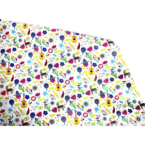 Папір пакувальний 64х90см №№GWP2024-4/8358//Мандарин/(40)(240)