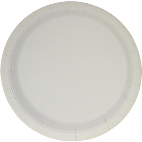 Тарілка паперова, d-230мм,Happy birthday кульки золото(10)