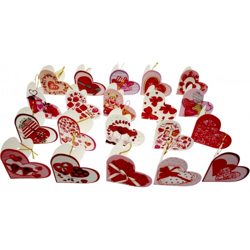 Валентинка 8,5х6см мікс №6032/462027(8)(160)