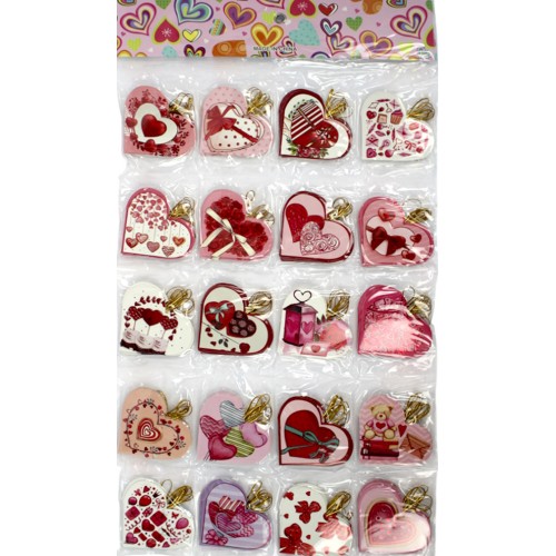 Валентинка 8,5х6см мікс №6032/462027(8)(160)