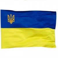 Прапор Україна тризуб, габардин 140х90см №782005(5)(75)