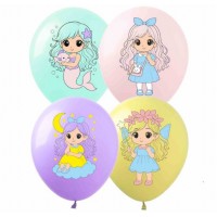 Кулька повітр. латексна 12"/30см "Чарівні історії" №DD-2650/Art Show/(50)