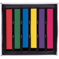 Набір косметики: крейда для волосся,6кольорів 6PCS №818994(12)