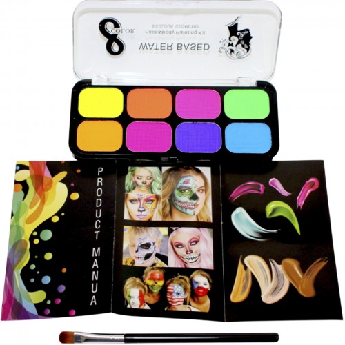 Фарби для обличчя "Leader" 8кольор. з кісточкою 30008 №818996(24)