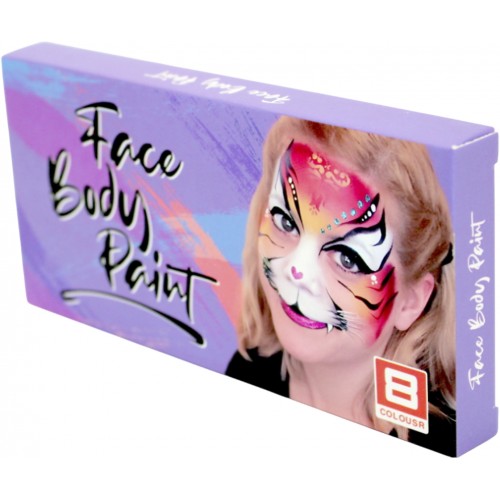 Фарби для обличчя "Leader" 8кольор. з кісточкою 30008 №818996(24)