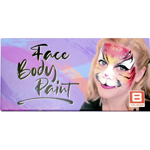 Фарби для обличчя "Leader" 8кольор. з кісточкою 30008 №818996(24)