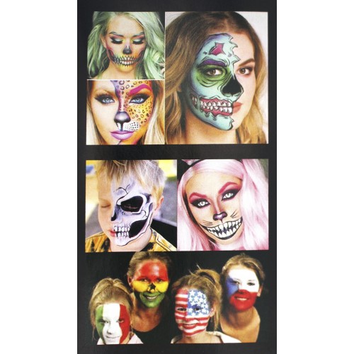 Фарби для обличчя "Leader" 8кольор. з кісточкою 30008 №818996(24)