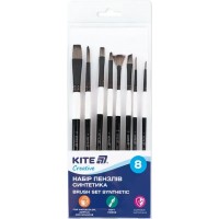 Набір пензлів 8шт "Kite" №K-331 (синтетика)(12)(72)