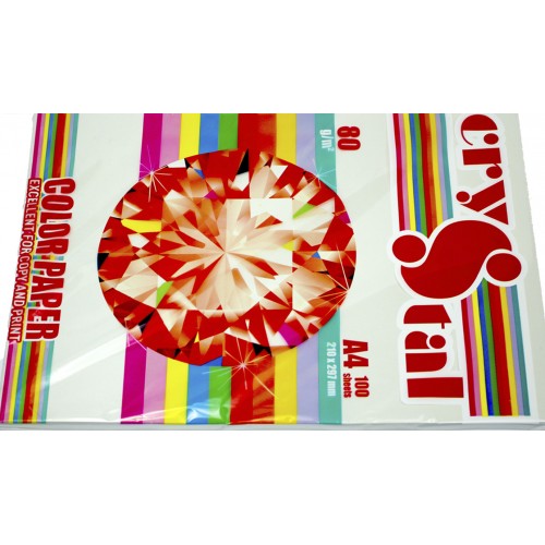 Папір кольор. А4 80г/м інт. Crystal Color Paper Platinum 272 (сірий)(100)(2500)