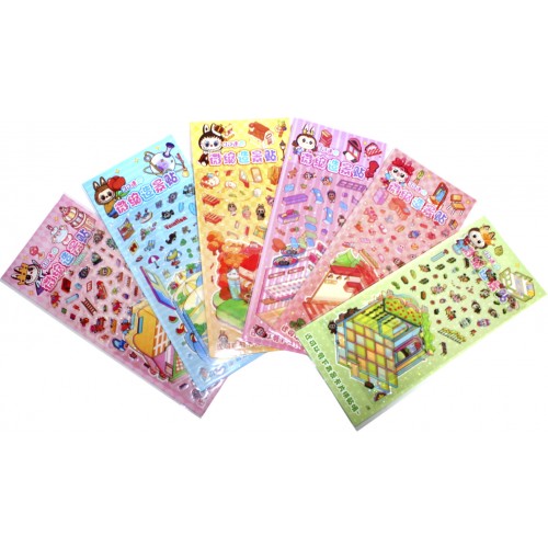 Наліпки мікс №763319ML(12)