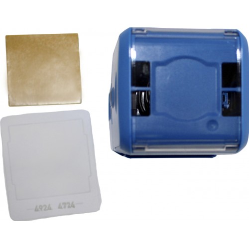 Оснастка для круг. печ. пласт. d-40мм Trodat з пласт.футл. №4924 Ideal (світло-синя)