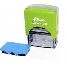 Оснастка для штампа пласт. 14х38мм Shiny №rPET-842 зелена