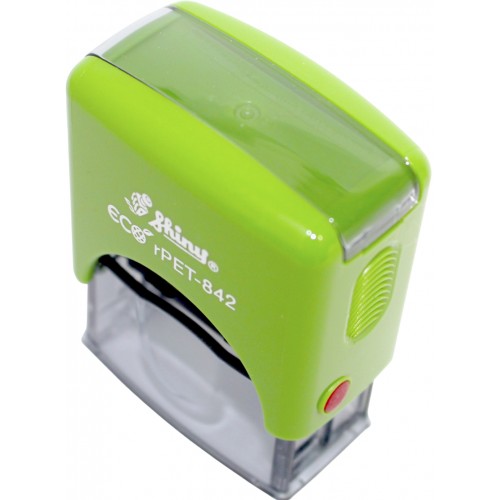 Оснастка для штампа пласт. 14х38мм Shiny №rPET-842 зелена