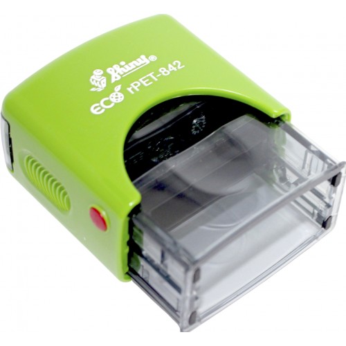 Оснастка для штампа пласт. 14х38мм Shiny №rPET-842 зелена