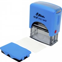 Оснастка для штампа пласт. 14х38мм Shiny №rPET-842 синя