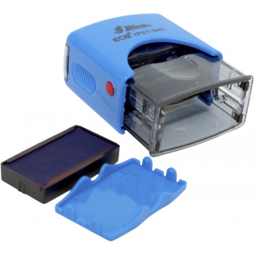 Оснастка для штампа пласт. 14х38мм Shiny №rPET-842 синя