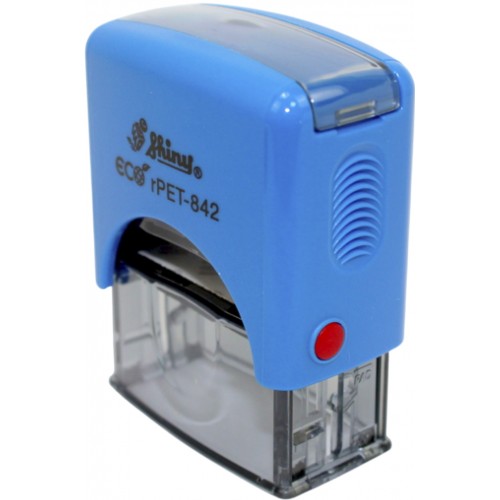 Оснастка для штампа пласт. 14х38мм Shiny №rPET-842 синя