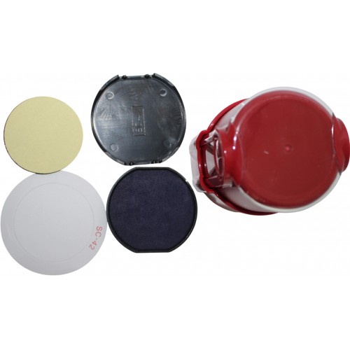 Оснастка автоматична для круг. печ. пласт. d-42мм Shiny "Гайсма" (черв.)