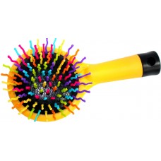 Щітка масажна для волосся з дзеркалом,15х7,5х3см 5кольор. №8586-5 PL(1)(24)