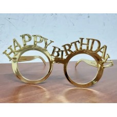 Окуляри "Happy birthday" золото №15813(12)