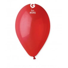 Кулька повітр. латексна 12"/30см червона №G110/11451(100)