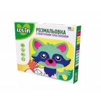 Набір для ліплення "Lovin" Лісові друзі розмальовка з повітряним пластілином №7000220(8)