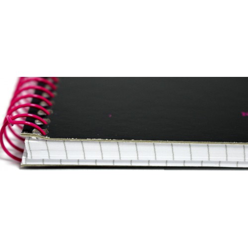 Блокнот пруж. А5 80арк. кліт. карт. "Student" ПК,тиснення№A5-SC-080-6127K/Школярик/(6)(84)