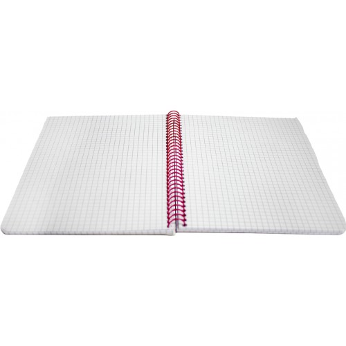 Блокнот пруж. А5 80арк. кліт. карт. "Student" ПК,тиснення№A5-SC-080-6127K/Школярик/(6)(84)