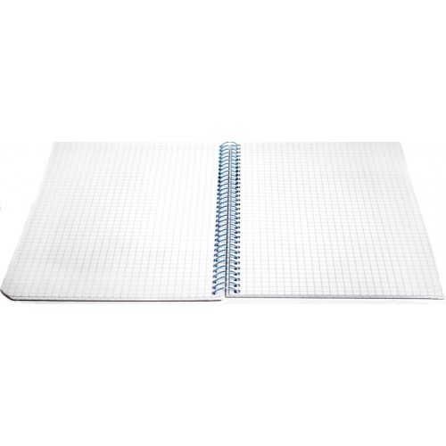 Блокнот пруж. А5 80арк. кліт. карт. "Student" ПК,тиснення№A5-SC-080-6128K/Школярик/(6)(84)