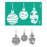 Трафарет багаторазовий самоклеючий "Rosa Talent" Новий рік 13х20см №3066/GPT500831780