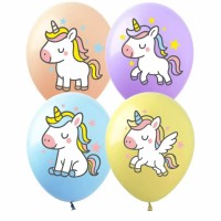 Кулька повітр. латексна 12"/30см "Чарівний єдиноріг" №DD-2750/Art Show/(50)