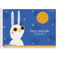 Альбом для малюв. на пруж. 20/120 А4 №PB-SC-020-8050/Школярик/(9)(108)(90)