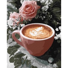 Картини по номерах акрил. "Новорічне лате" 40х50см №KHO5747/Ідейка/