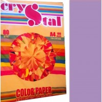 Папір кольор. А4 80г/м інт. Crystal Color Taro 274 (фіолетовий)(100)(2500)