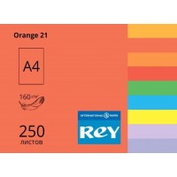 Папір кольор. А4 160г/м REY Adagio Orange 21 (помаранчевий)(250)