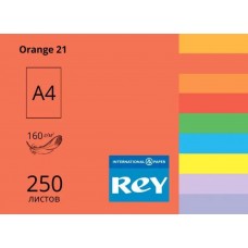 Папір кольор. А4 160г/м REY Adagio Orange 21 (помаранчевий)(250)