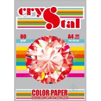 Папір кольор. А4 80г/м інт. Crystal Color Paper Platinum 272 (сірий)(100)(2500)