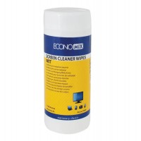 Серветки вологі для очищення екранів "Economix"(100шт) №E72640(15)