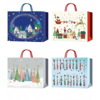 Пакет подарунковий "Buromax" 32х26х10см Новий Рік, горизонт. BM.2000114(12)