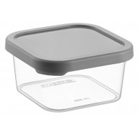 Контейнер для харч. прод. пласт. "Idea Home Quick Box Gray" 0,4л квадр. №00811(24)