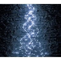 Гірлянда-пучок електрич. Роса 240LED білий 8 режимів L-2,4м №1921-03