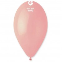 Кулька повітр. латексна 12"/30см світло рожева №G110/11571