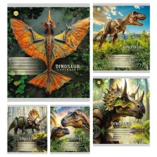 Зошит 12арк. кліт. /ТВ/ "Динозаври" №ТА61104(25)(600)