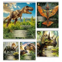 Зошит 24арк. кліт. /ТВ/ "Динозаври" №ТА61306(20)(320)