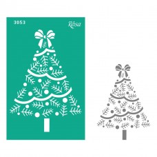 Трафарет багаторазовий самоклеючий "Rosa Talent" Новий рік 13х20см №3053/GPT500831767